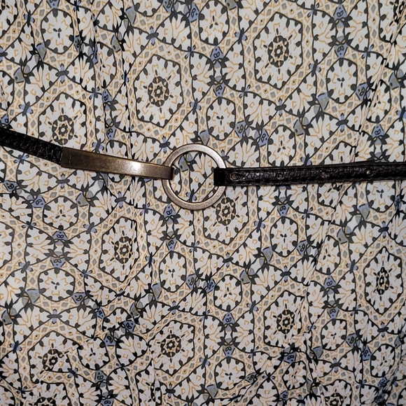 Robbie Bee Women's Fit n Flare Belted Dress - Picture 3 of 9